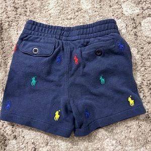 Toddler Cotton Mesh Polo shorts